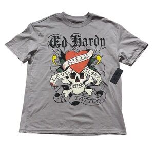 Ed Hardy Love Kill Slowly Tee size Large NWT